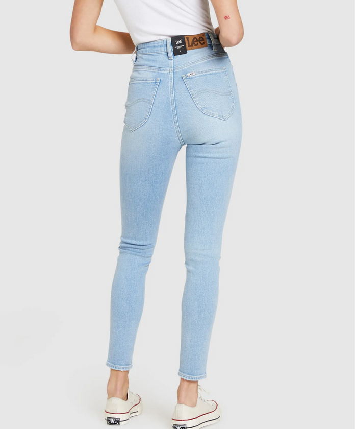 Lee Hi-Licks Crop Jeans (Strike a Chord Blue)