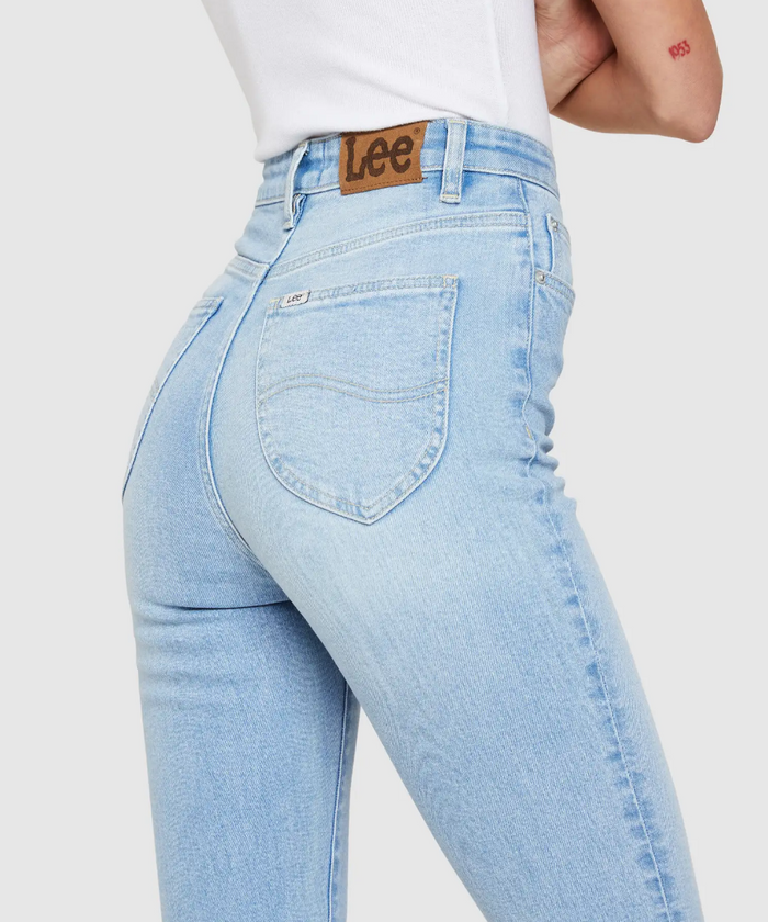 Lee Hi-Licks Crop Jeans (Strike a Chord Blue)
