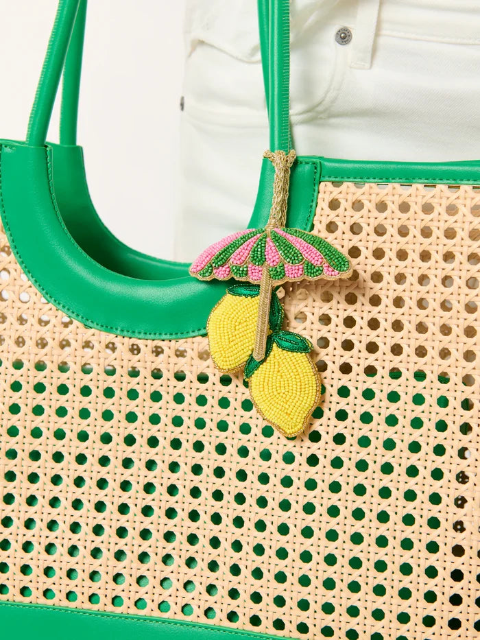 Lemon Umbrella Bag Charm