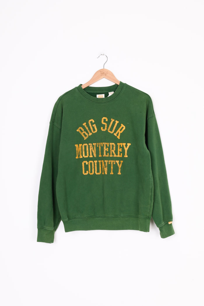 Levi's Mens Green Sweatshirt Size S