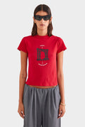 Lightweight Cotton Baby Tee - Milano/Red