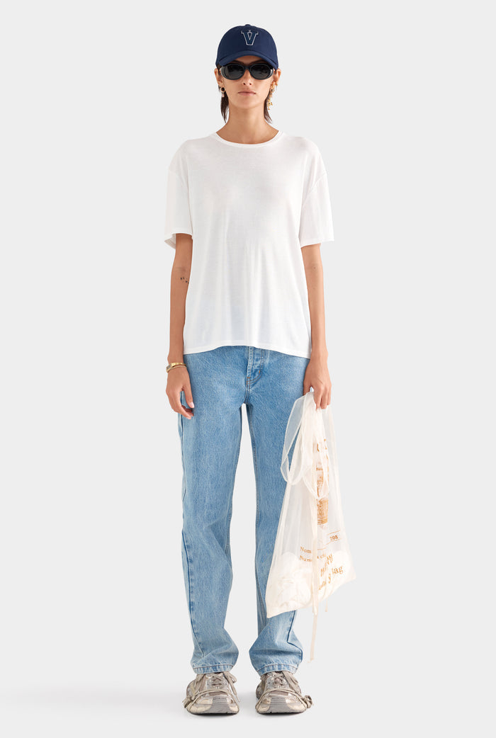 Lightweight Cotton Tee - White