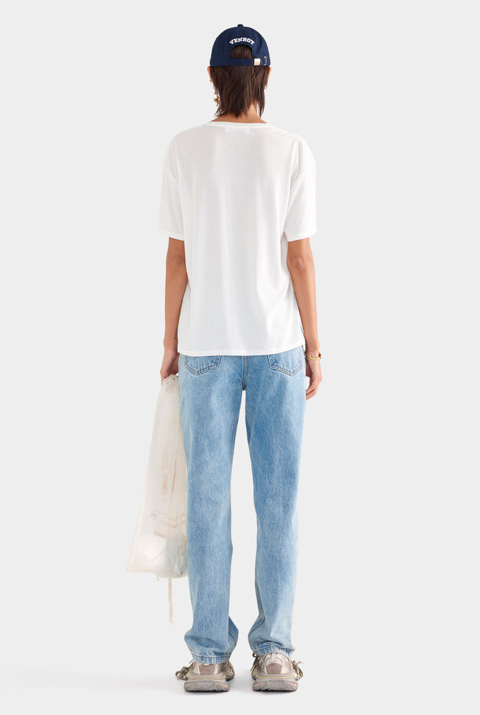 Lightweight Cotton Tee - White