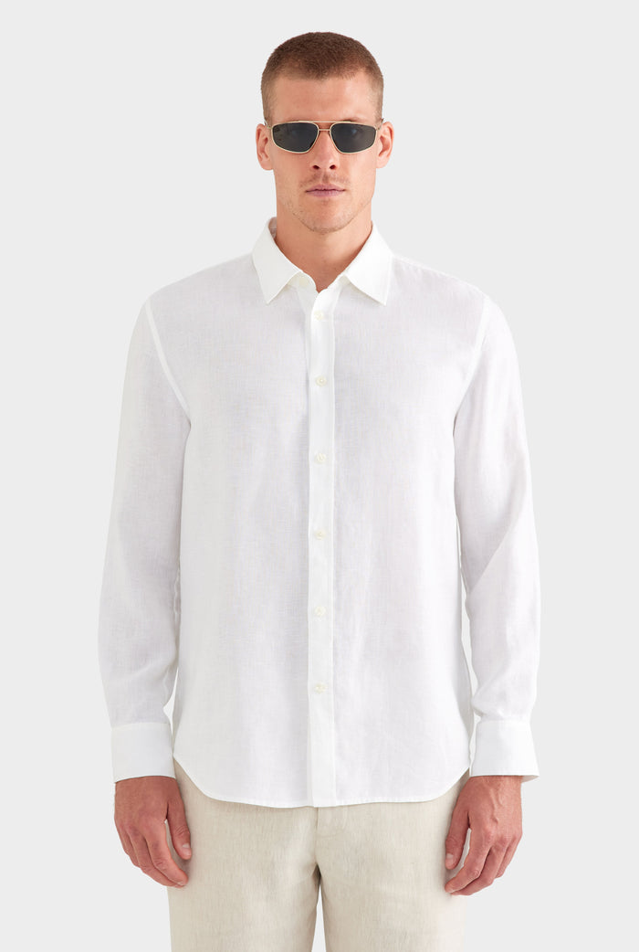 Linen Shirt - White