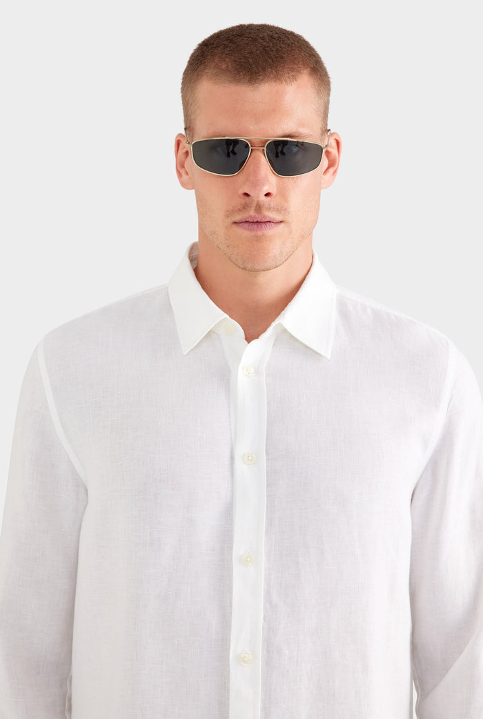 Linen Shirt - White