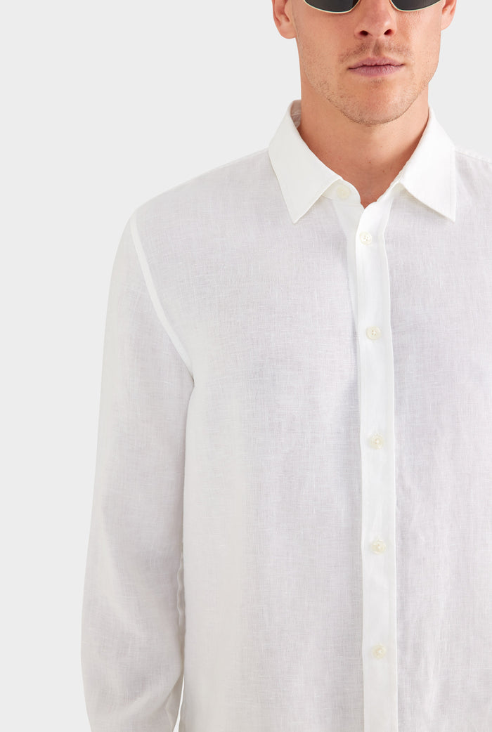 Linen Shirt - White