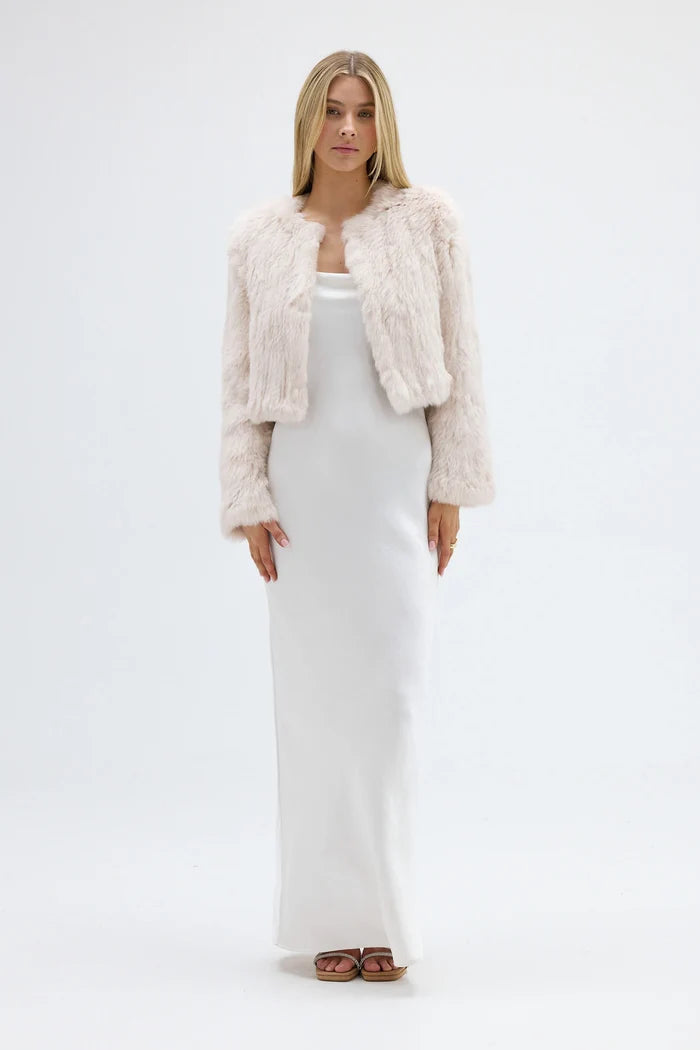 Lola Crop Jacket Stone - Accessory - Bubish