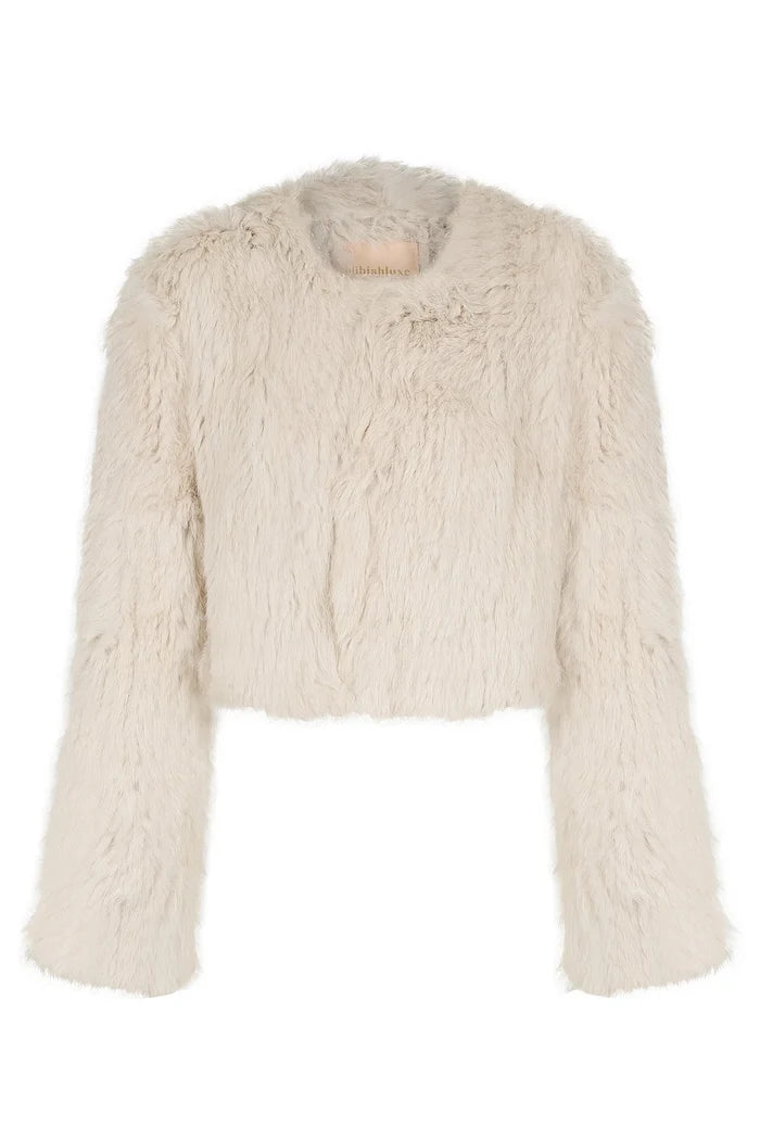 Lola Crop Jacket Stone - Accessory - Bubish