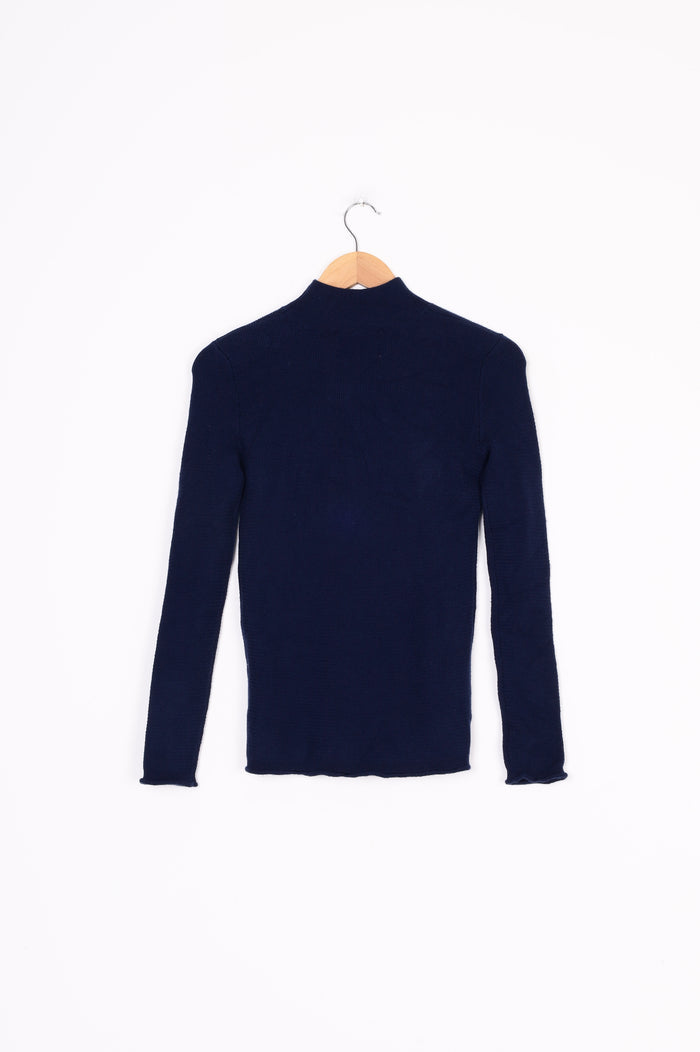 Lonely Hearts Womens Blue Jumper Size L