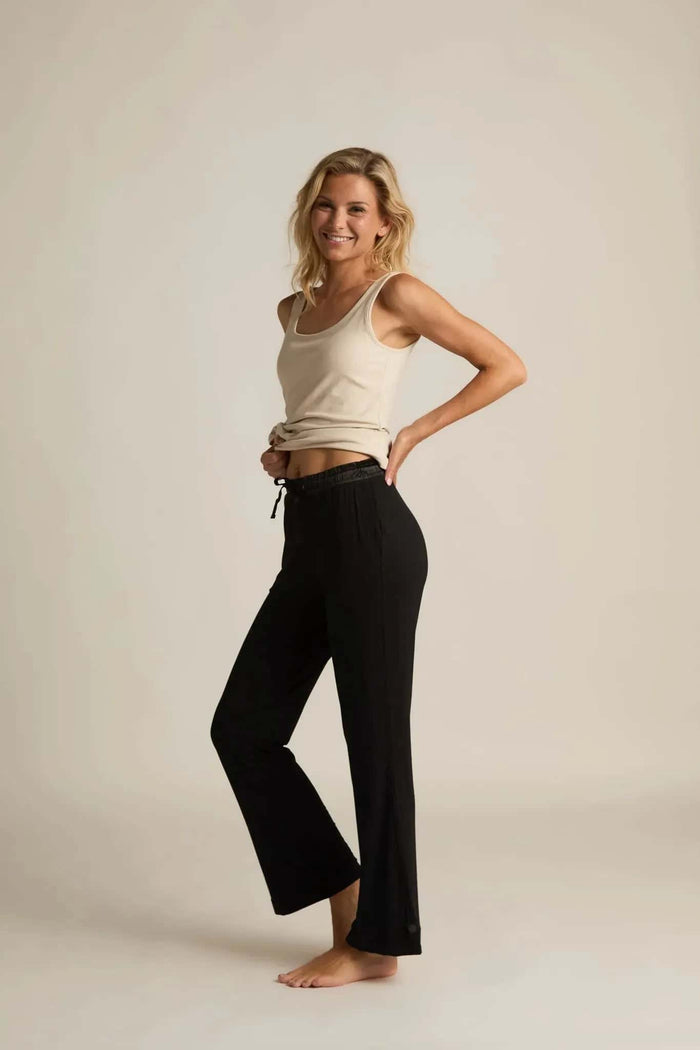 Long Lounge Pants | Black