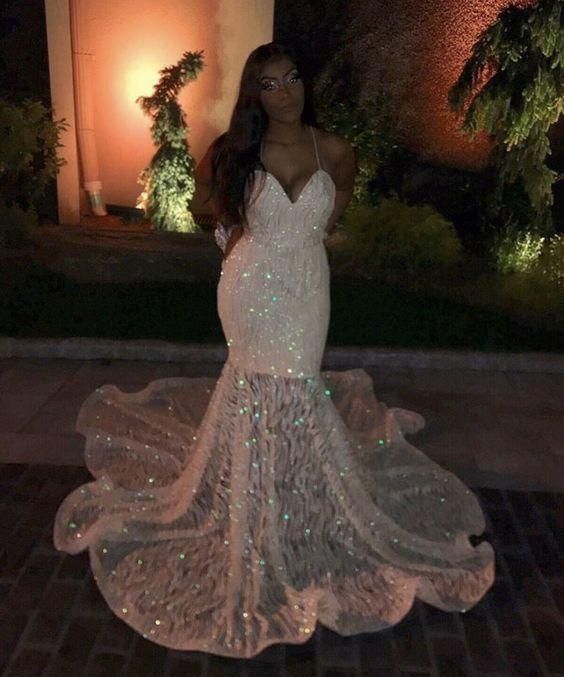 long prom dress party mermaid gown