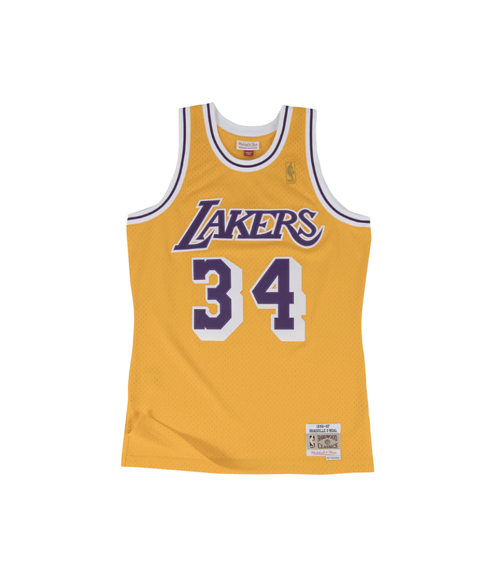 Los Angeles Lakers Shaquille O'Neal 1996-97 Home Swingman Jersey
