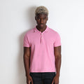 Los Feliz Crop Muscle Polo | Slub T-Shirt Vintage Pink