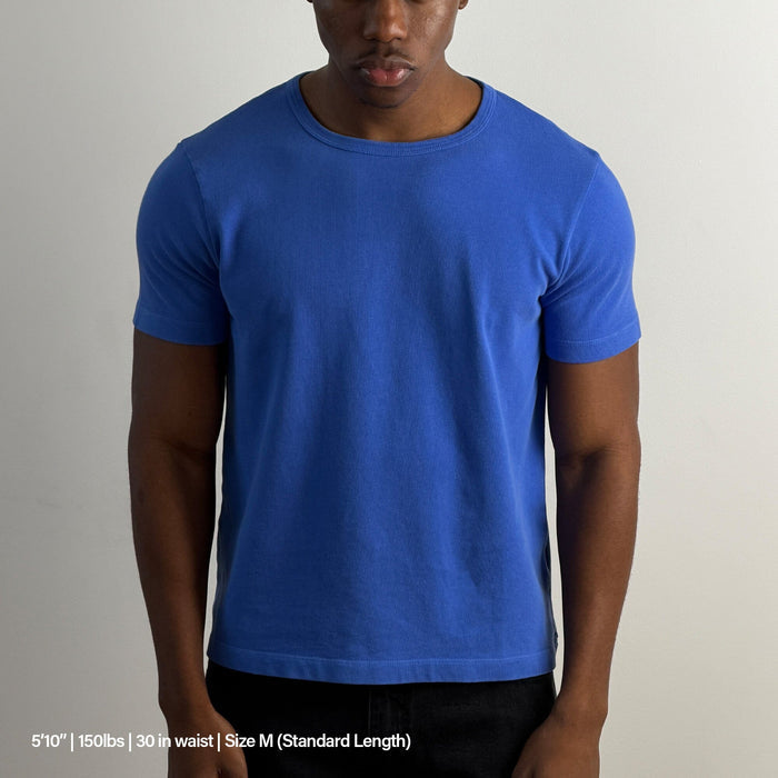 Los Feliz Crop Muscle Tee II | Heavyweight '25 T-Shirt Ash Blue