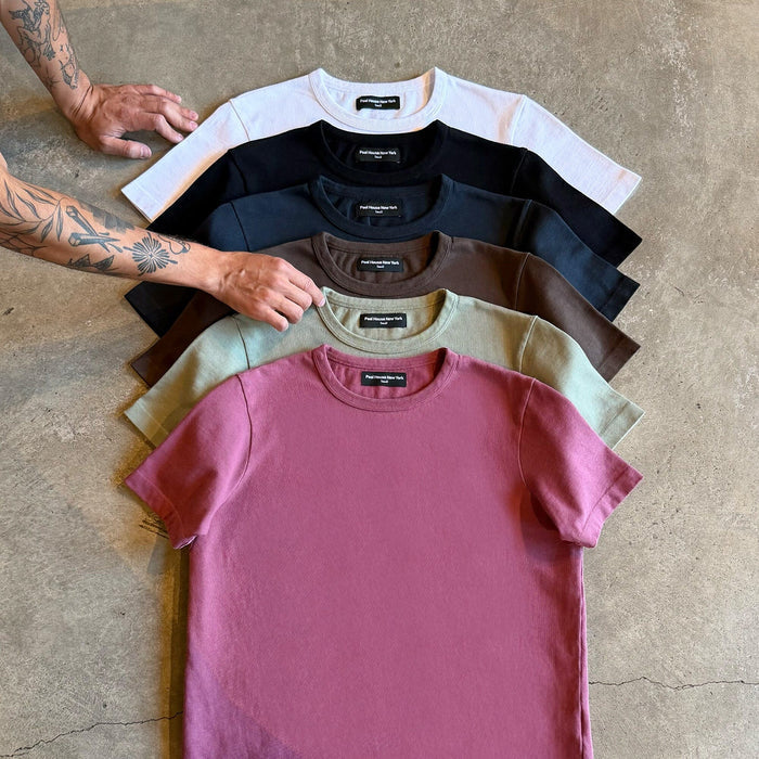 Los Feliz Crop Muscle Tee II | Heavyweight | 13.5oz T-Shirt Tobacco Brown