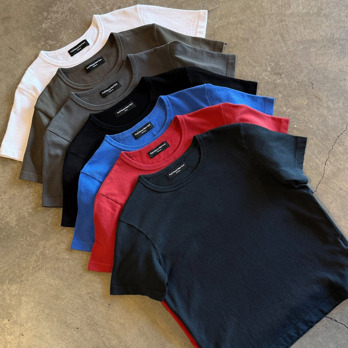 Los Feliz Crop Muscle Tee II | Heavyweight '25 T-Shirt Dark Grey