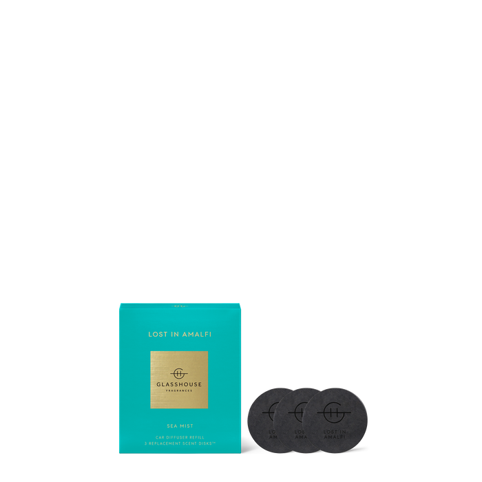 Glasshouse Lost in Amalfi Car Diffuser Refill |  3 Scent Disks