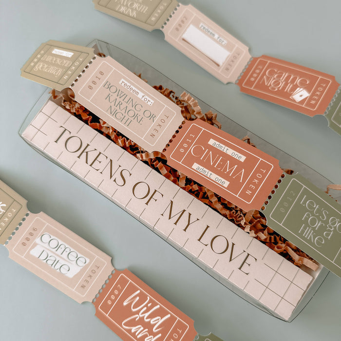 Love Tokens For Couples - Giftware - Honey Fawn