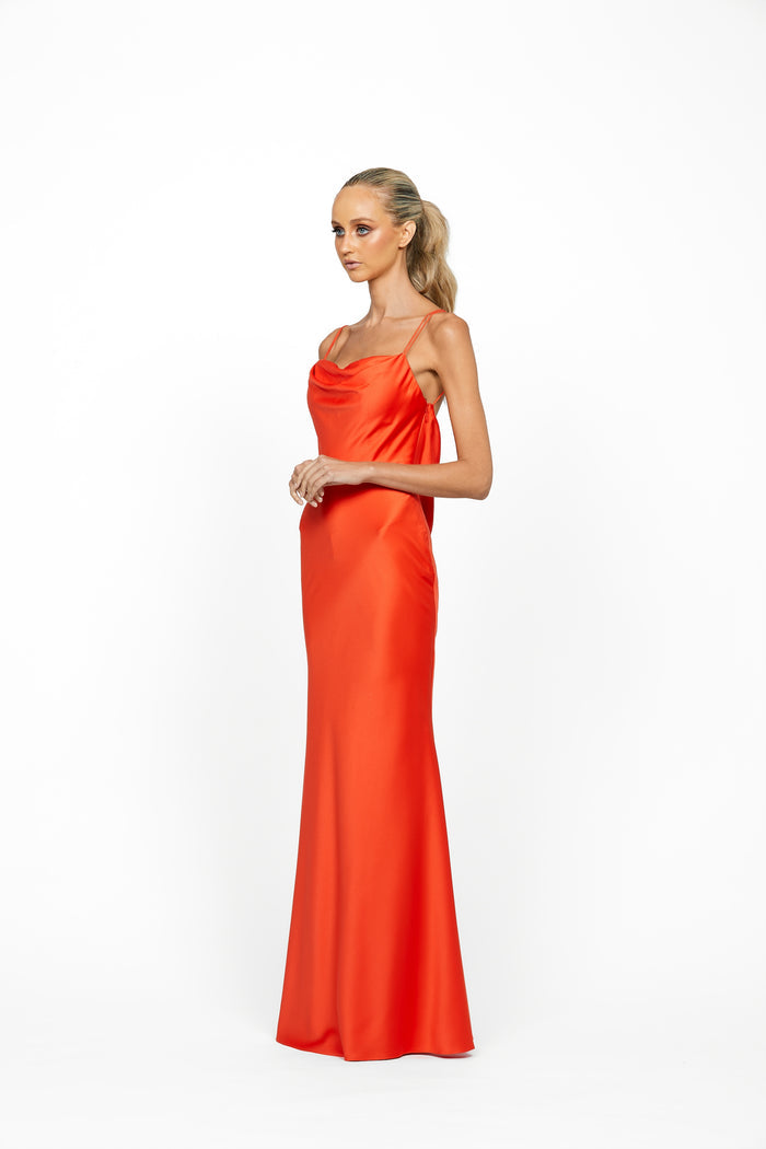 Lover Draped Cowl Gown - Dress - Bariano
