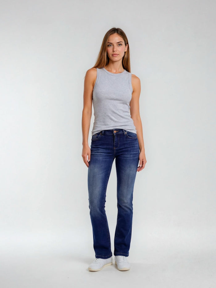 LTB - FALLON Bootcut, Mid-Waist, Morna Undamaged Wash