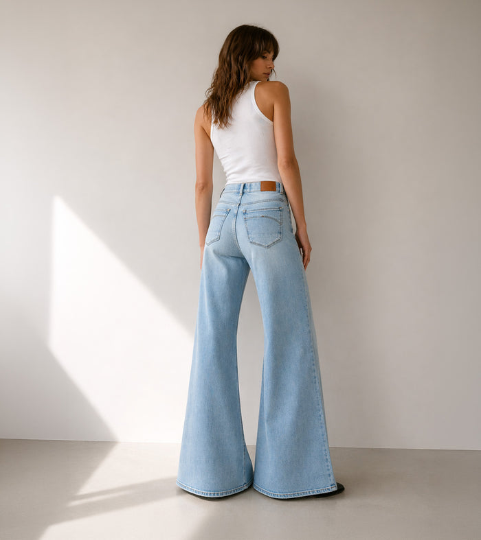 LTB - WEYNA, Wide Leg, High Waist, Vinette Wash