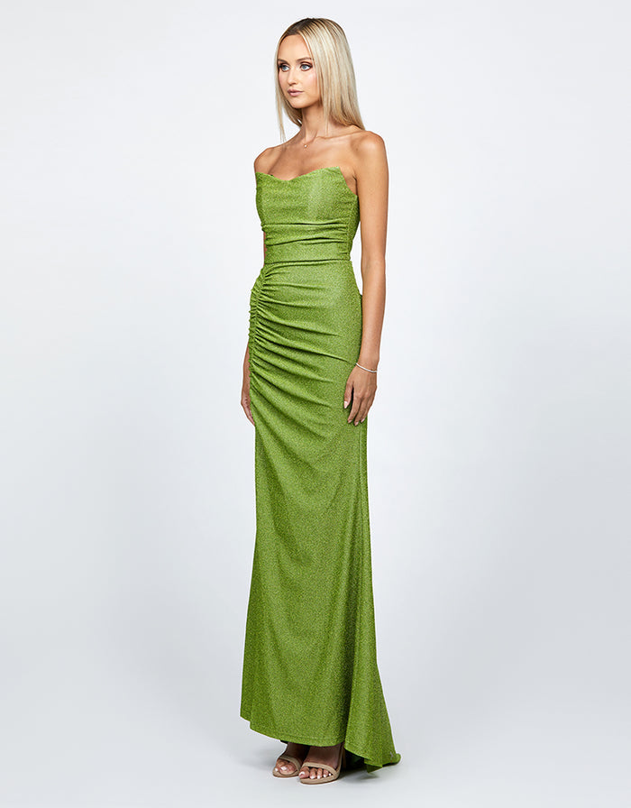Lynndon Scoop High Split Maxi - Dress - Bariano