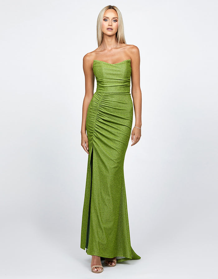 Lynndon Scoop High Split Maxi - Dress - Bariano