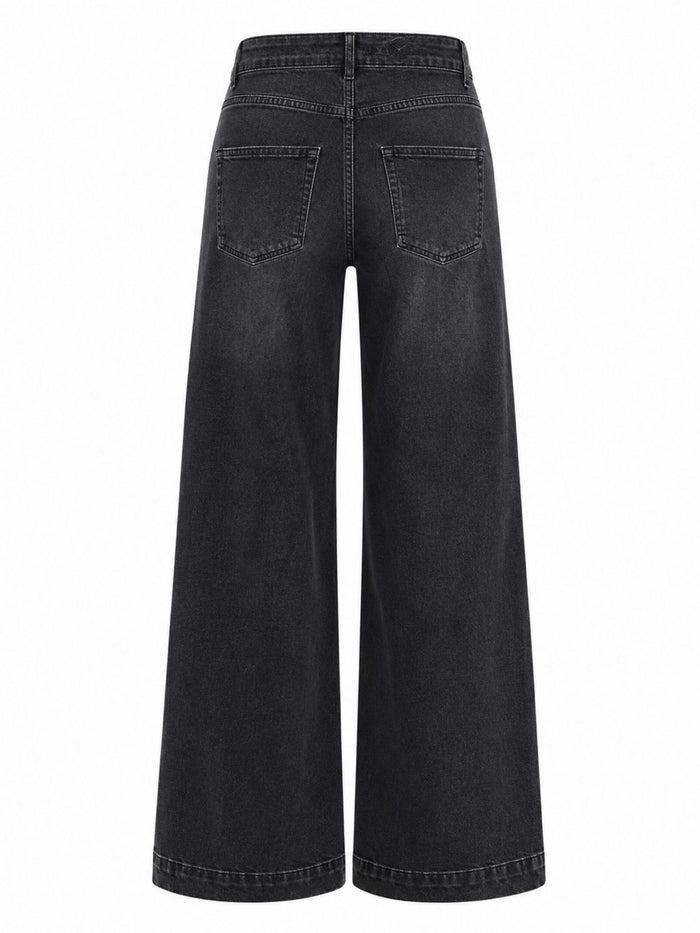 MAC JEANS – DREAM WIDE AUTHENTIC in Soft Grey Authentic