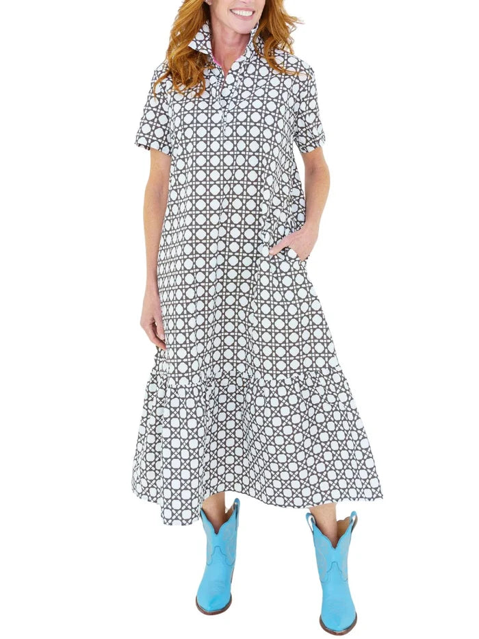 Maddie Basket Dress | Brown