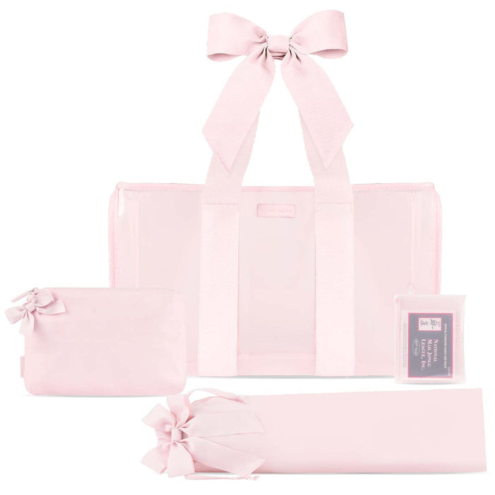 Case Mate Mahjong Jelly Tote Set | Ballet Pink Bow