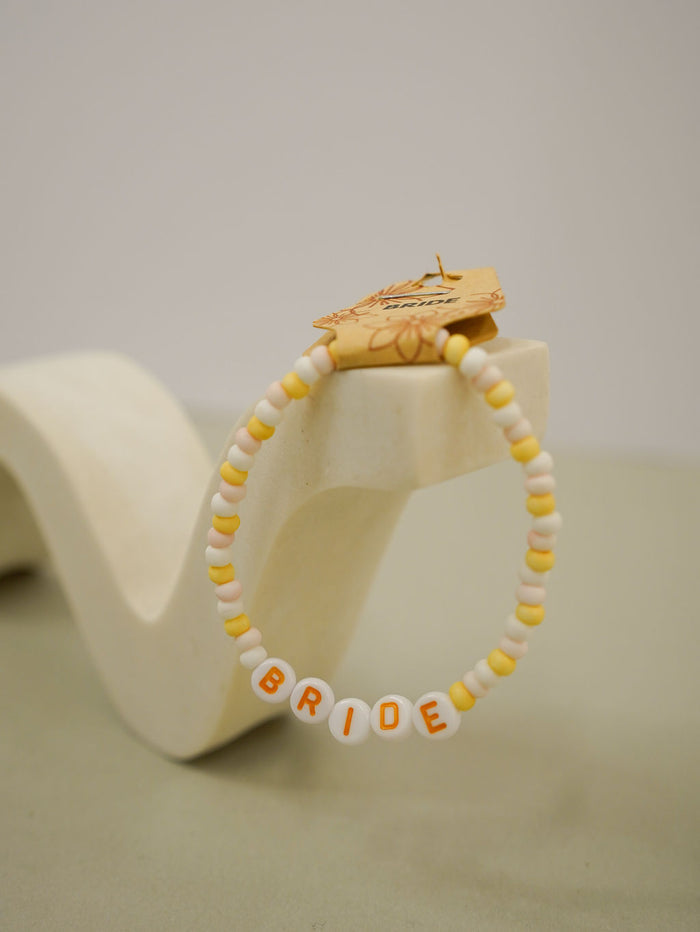 BRIDE Friendship Bracelets Yellow - Giftware - Honey Fawn Boutique