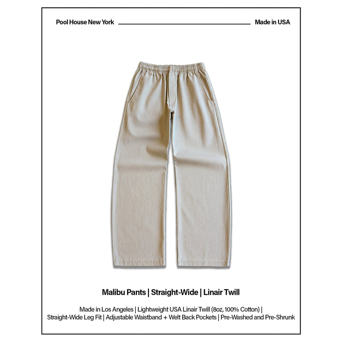 Malibu Pants II | Straight-Wide | Linair Twill Khaki (Linair)