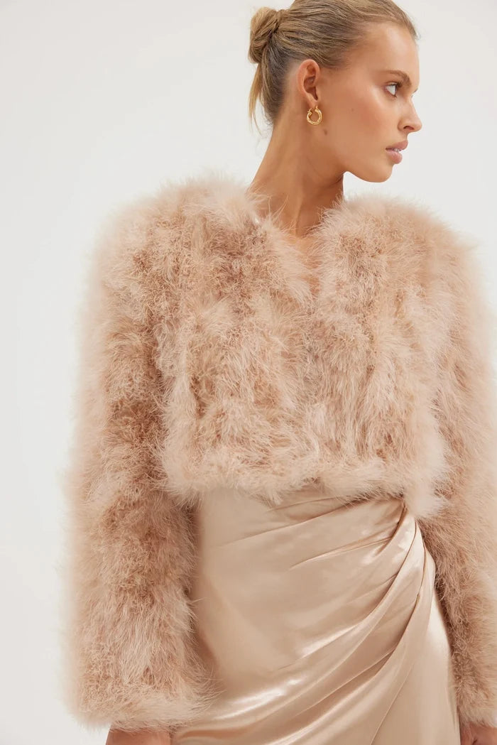 Manhattan Crop Jacket Champagne - Accessory - Bubish
