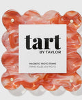 Tart By Taylor Marbled Orange Mini Acrylic Picture Frame