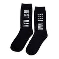 Mens Black Wedding Party Dress Socks - Best Man - Giftware - Weddingstar