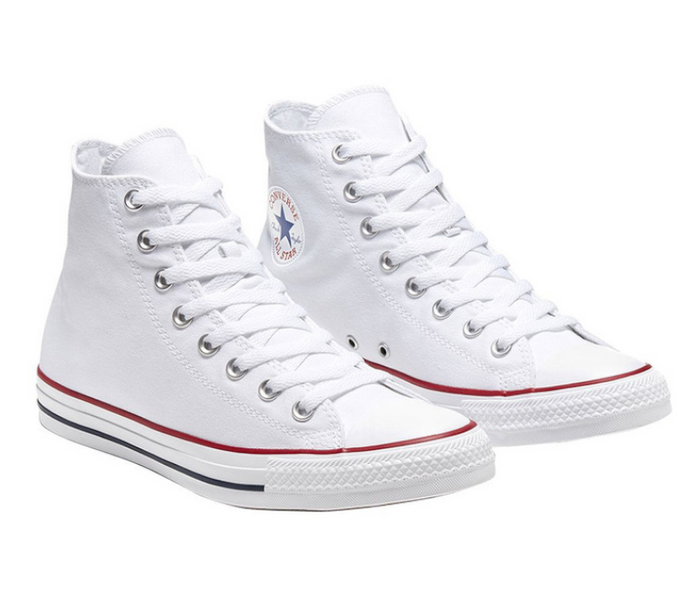 Men's Converse Chuck Taylor High Tops (White/Red/Blue)