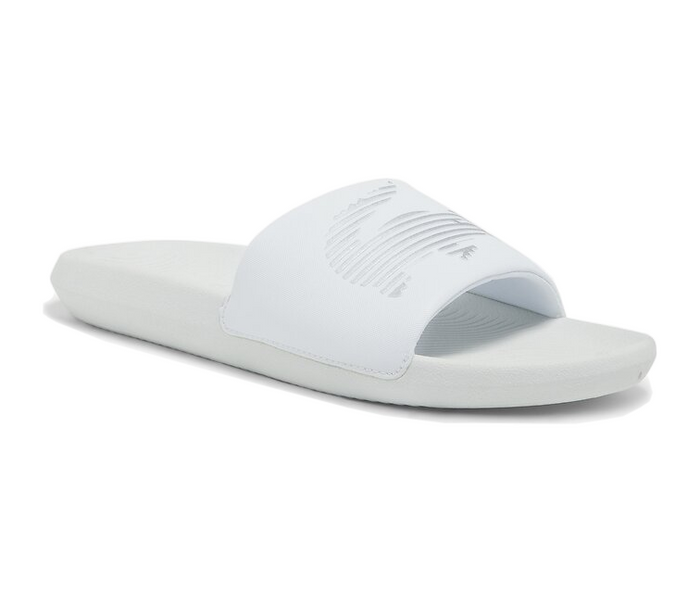 Men's Lacoste Croco Slide 0321 1 CMA (White/Silver)