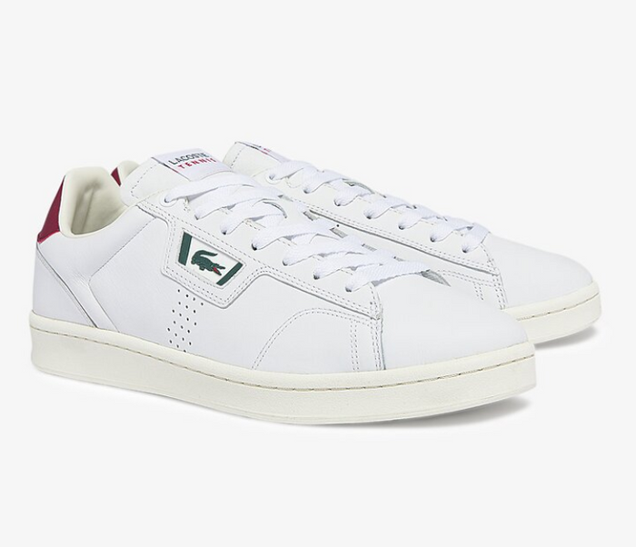 Men's Lacoste Masters Classic 07221 SMA (White/Burgundy)