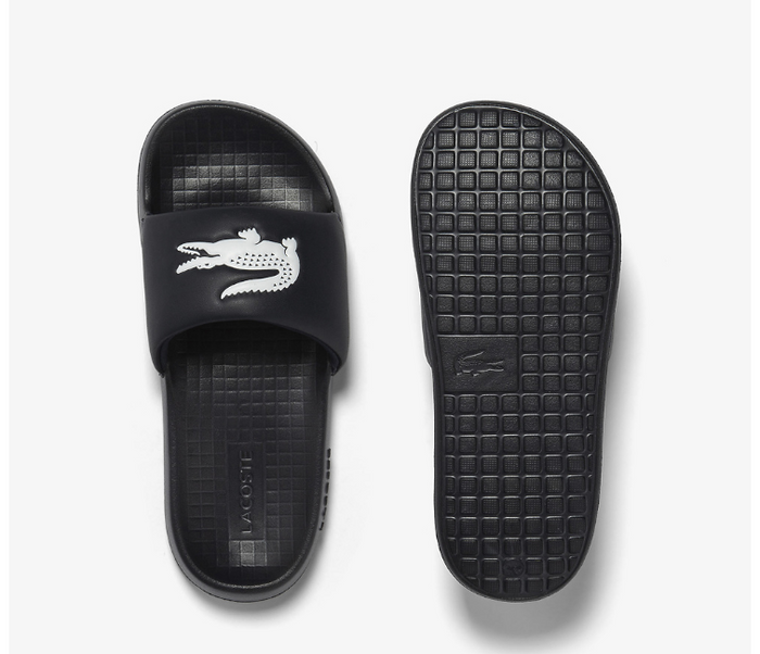 Men's Lacoste Serve Slide 1.0 CMA (Black/White)
