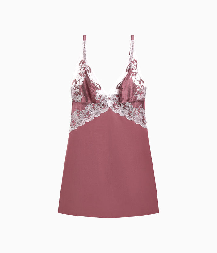 Modern Affair Chemise: Rose Brown/Cradle Pink