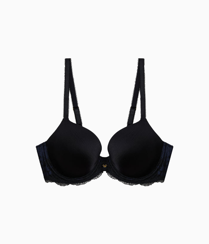 Modern Affair T-Shirt Bra: Night Sky/Black