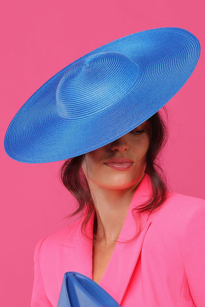 Mona Plate Hat Blue - Accessory - Morgan and Taylor