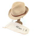 Mottled Trilby Foldable Hat (57cm) - Light Brown