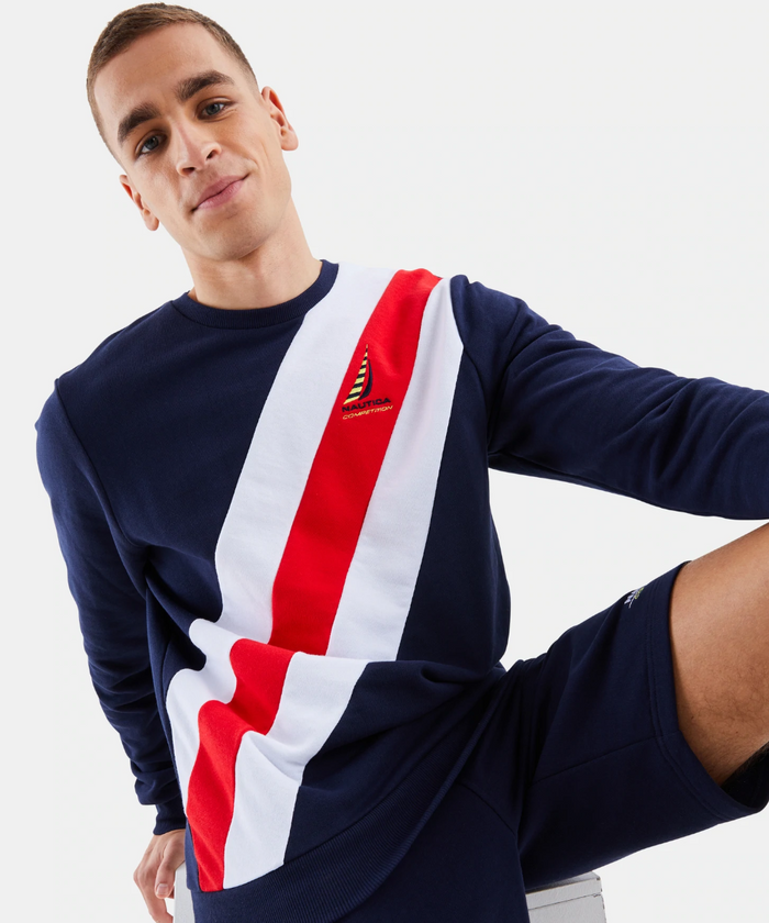 Nautica Competition Saddle Sweatshirt (Navy)