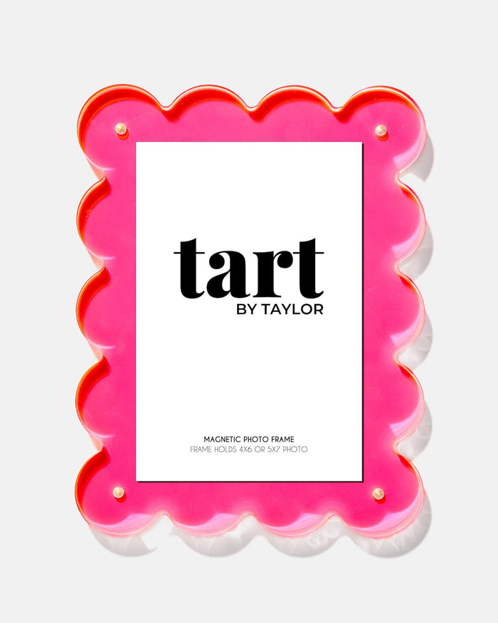 Tart by Taylor Neon Pink Acrylic Picture Frame