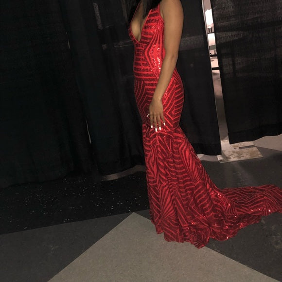 New Custom Red Prom Dress