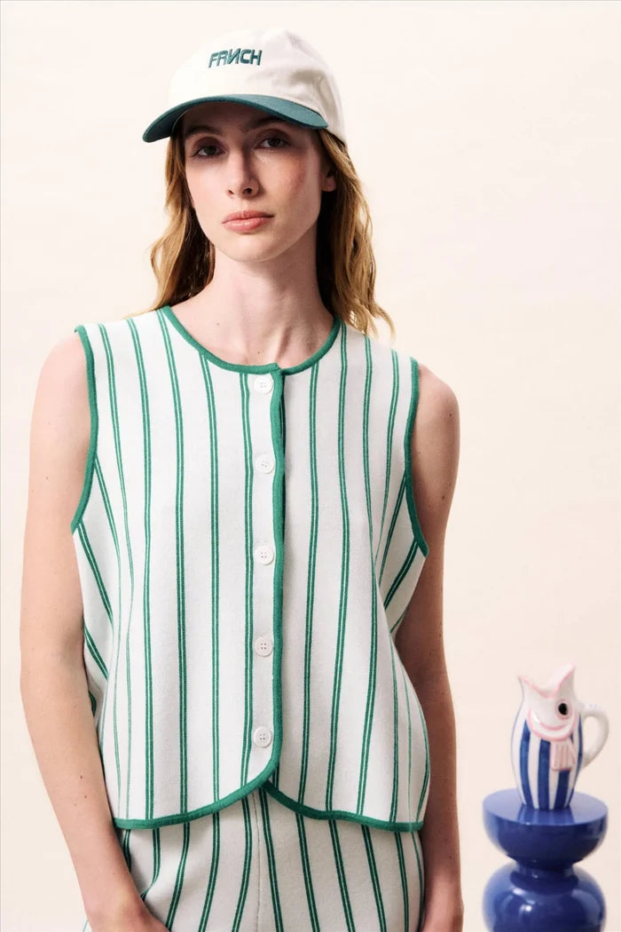 FRNCH Niagara Cardigan | Vert