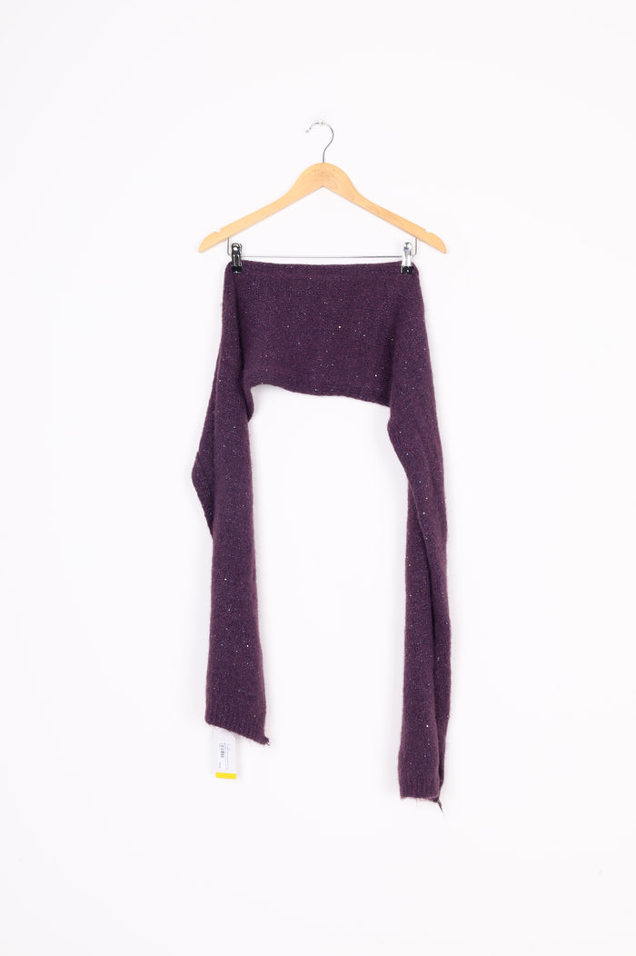 No Label Womens Purple Scarf Size O/S