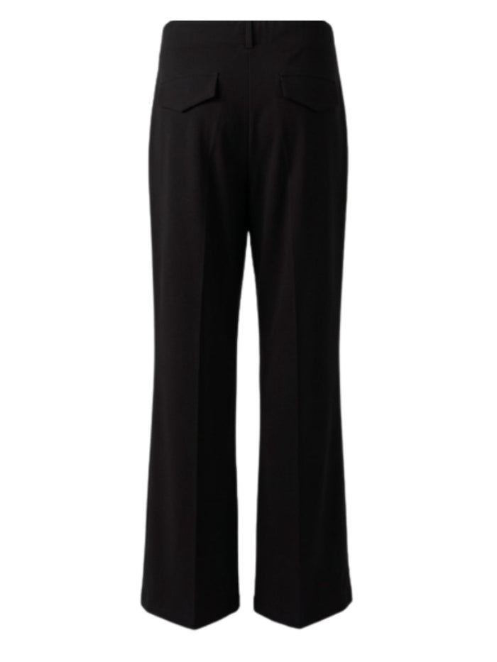 ONLY M -Travel-Wear Strong – Damen Stoffhose in Straight Fit mit Pattentaschen, High Waist, Black