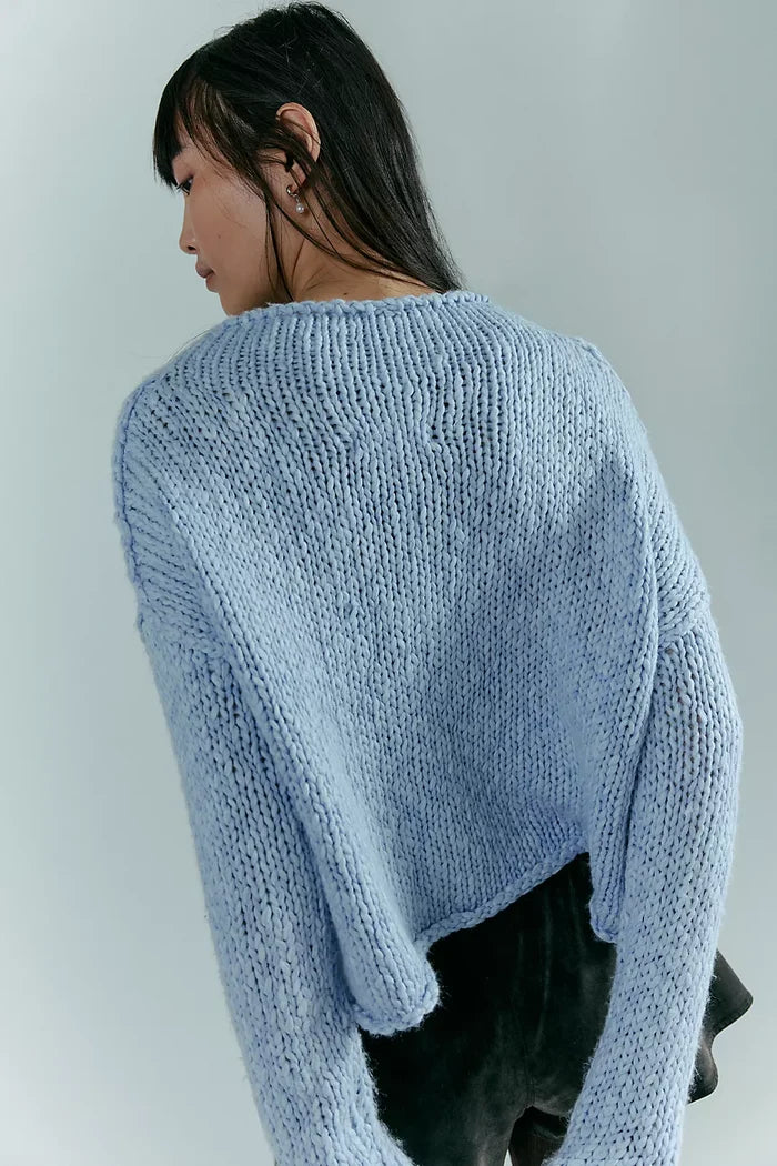 Opal Sweater | Cashmere Blue